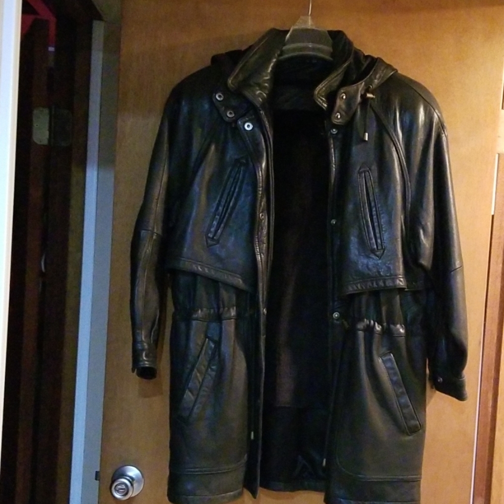 Warmest black leather